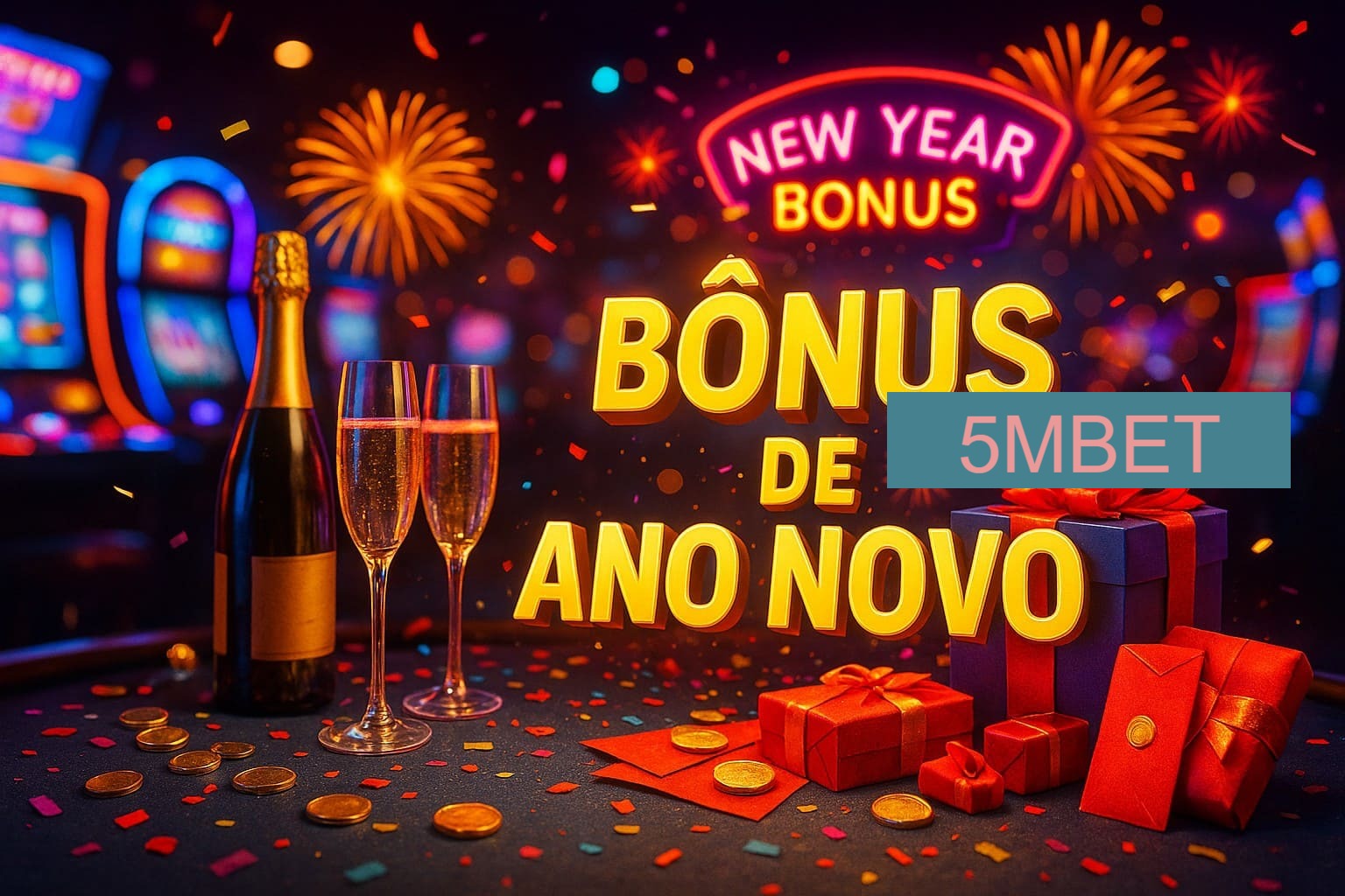 Promoções de Ano Novo no 5MBET